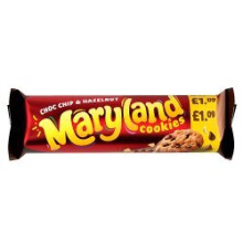 Maryland Choc & Hazelnut Cookies 200g (Pack of 12)