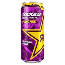 Rockstar Punched Tropical Guava 500ml Can (Pack of 12)