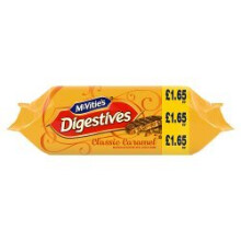 McVitie's Caramel Digestive Biscuits 250g (Pack of 15)