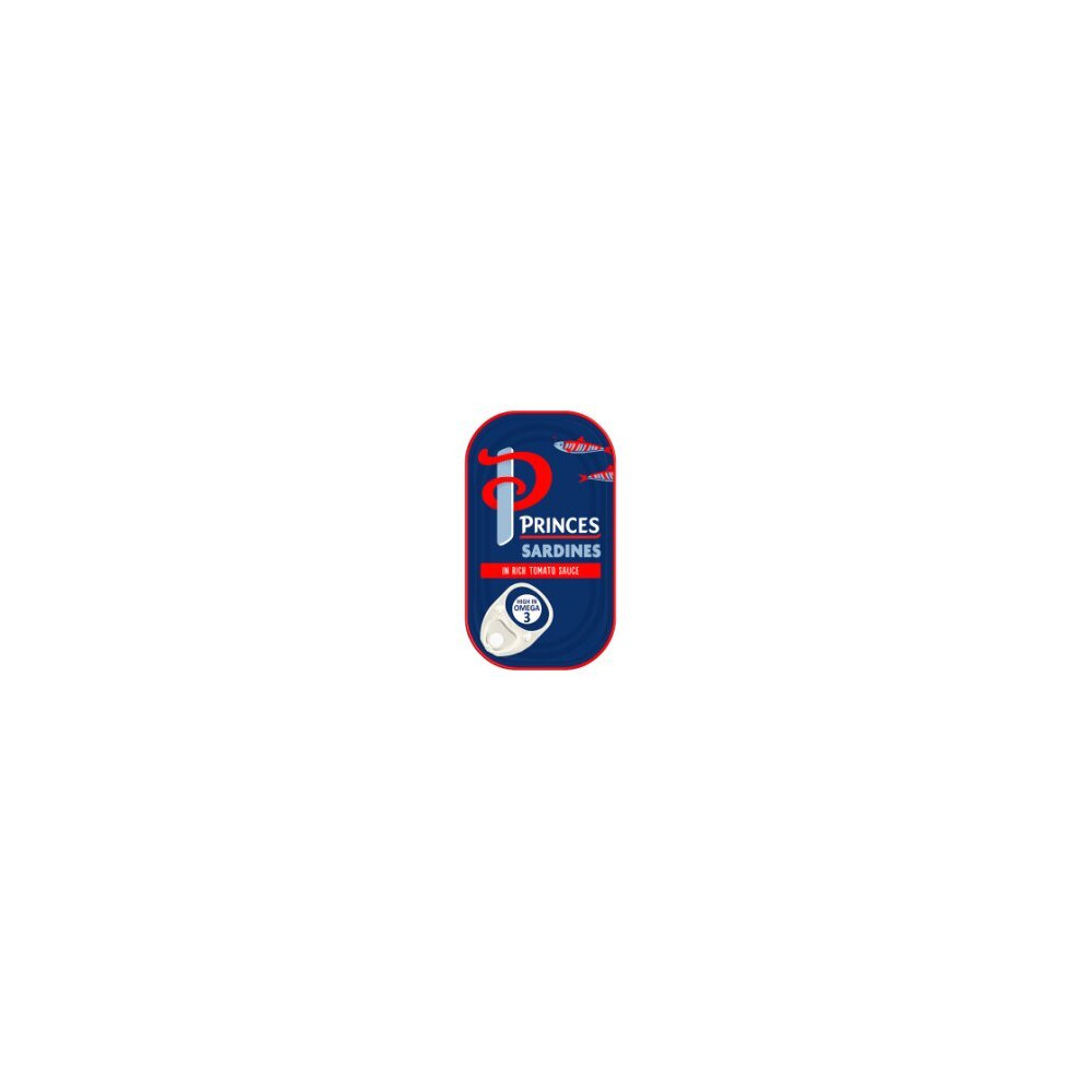 Princes Sardines In Rich Tomato Sauce 120G (Pack Of 10)