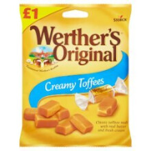 Werther's Original Creamy Toffees 110g (Pack of 12)