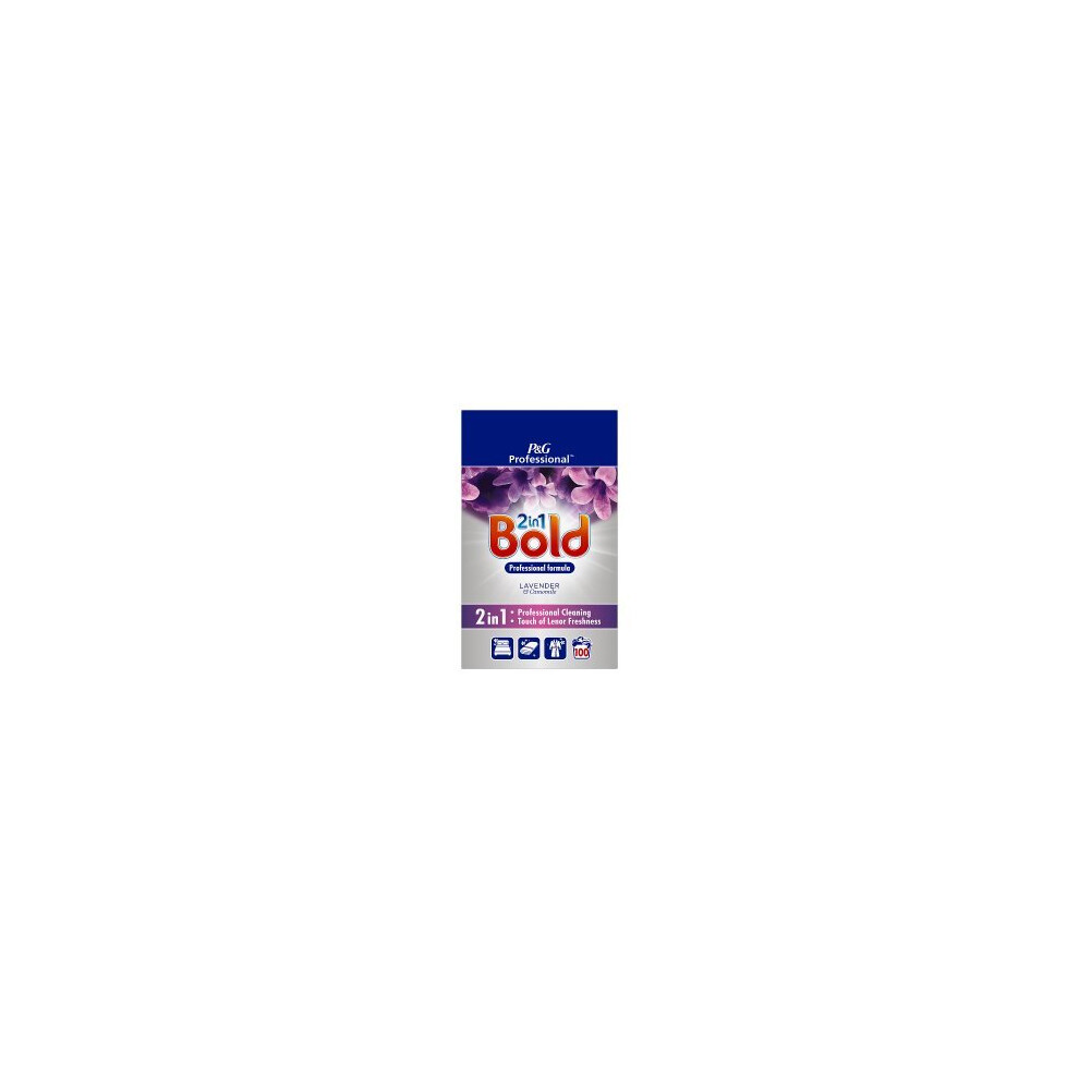 Bold 2In1 Professional Powder Detergent Lavender & Camomile 6.5Kg 100 Washes Purple