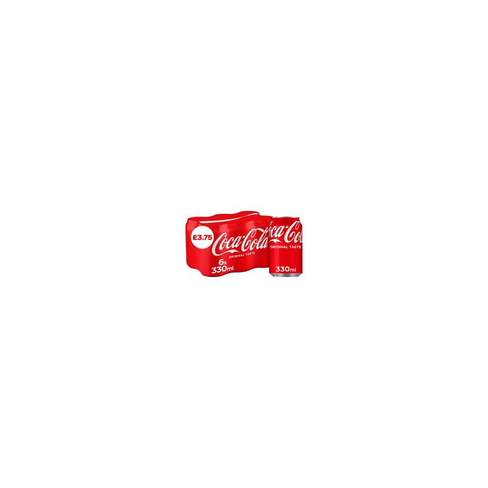 Coca-Cola Original Taste 330ml (Pack of 4)