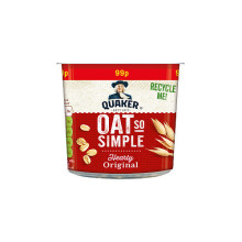 Quaker Oat So Simple Original Porridge Pots 8x45g (Pack of 8)