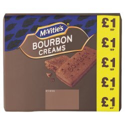 McVities McVitie's Bourbon Creams Biscuits 300g(Pack of 12)