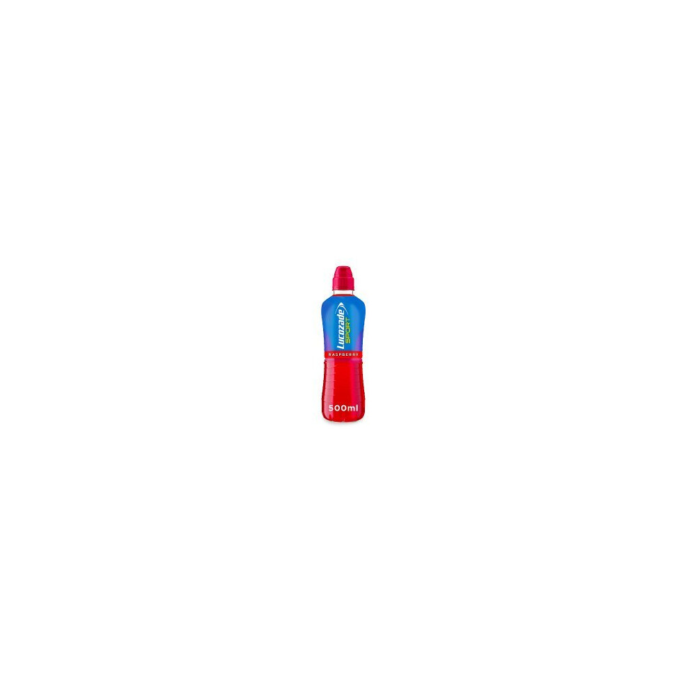 Lucozade Sport Drink Raspberry 500Ml (Pack Of 12)
