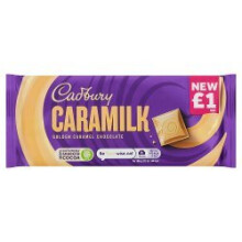 Cadbury Caramilk Golden Caramel Chocolate Bar 80g (Pack of 26)