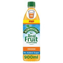 Robinsons Orange No Added Sugar Squash 900ml (Pack of 12)