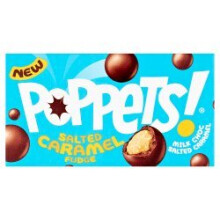 Poppets Salted Caramel Fudge 40g  (Pack of 36)