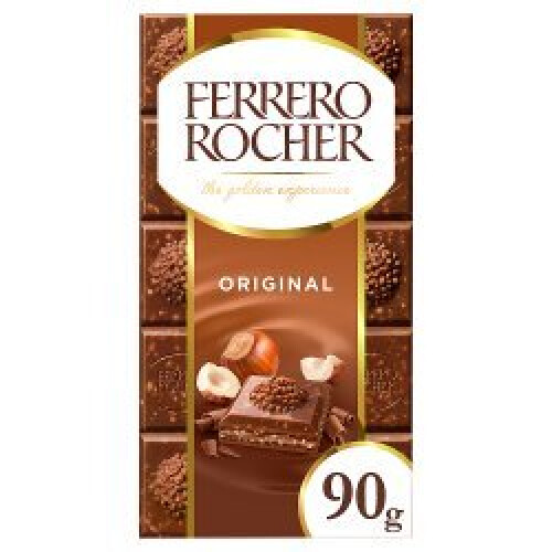 Ferrero Rocher Ferrero Rocher Original Tablet 90g (Pack of 16)