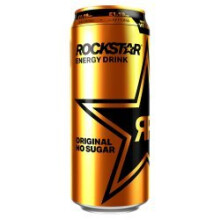 Rockstar Original Energy Drink No Sugar 500ml Can (Pack of 12)