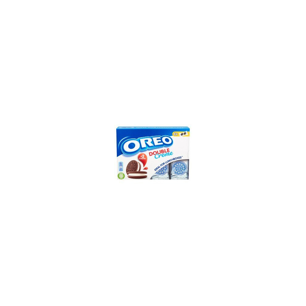 Oreo Double Creme Sandwich Biscuits 6 Snack Packs 170G (Pack Of 7)