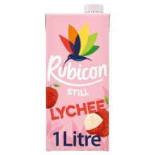 Rubicon Still Lychee Juice Drink 1L (Pack of 12)