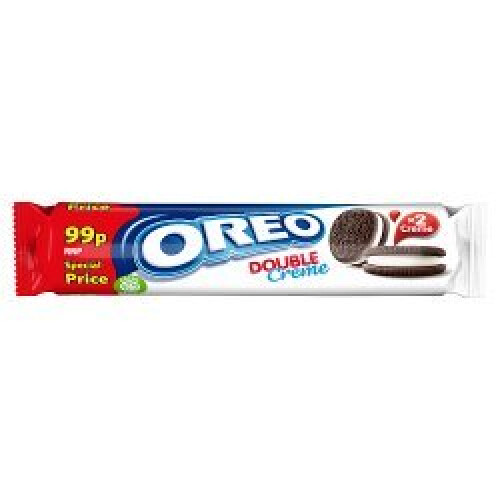 Oreo Double Creme Sandwich Biscuits 157g (Pack of 16)