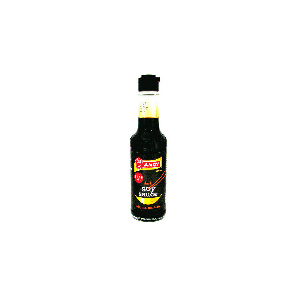 Amoy Soy Sauce 150Ml (Pack Of 6 ) Dark