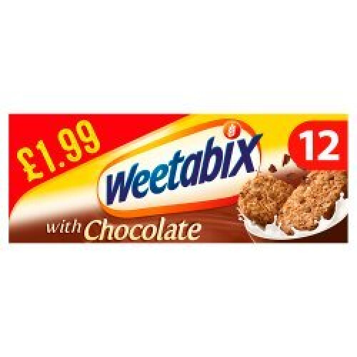 Weetabix Weetabix Chocolate 12 Biscuits case  270g (PACK OF 10)