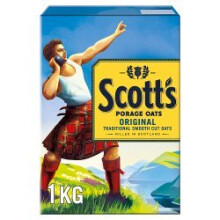 Scott's Porage Original Porridge Oats 1kg (Pack of 10)