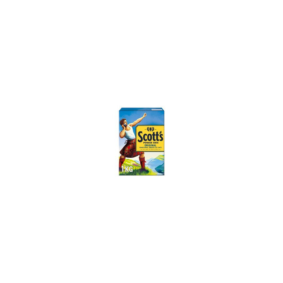 Scott's Porage Original Porridge Oats 1kg (Pack of 10)