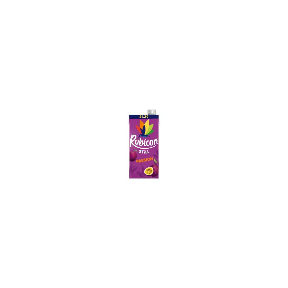 Rubicon Still Passion Fruit Juice Drink 1L (Pack Of 12)