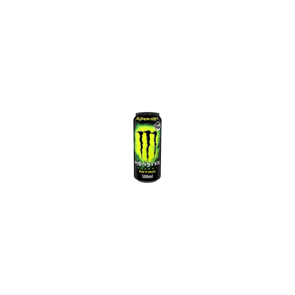 Monster Nitro Super Dry Energy Drink 12 x 500ml (Pack of 12)