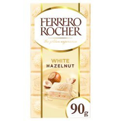 Ferrero Rocher Ferrero Rocher White Chocolate Hazelnut 90g (Pack of 16)