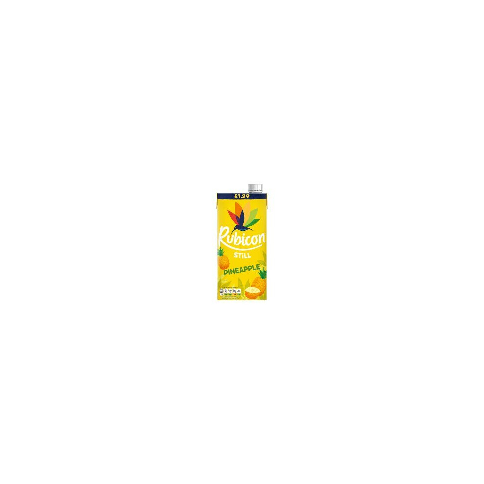 Rubicon Still Pineapple Juice Drink 1 Litre (Pack Of 12)