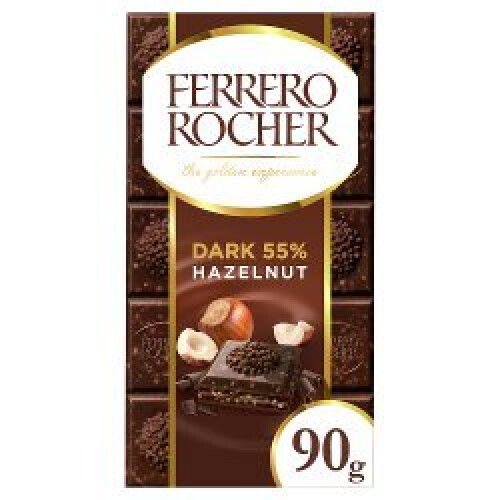 Ferrero Rocher Ferrero Rocher Dark 90g Tablet (Pack of 16)