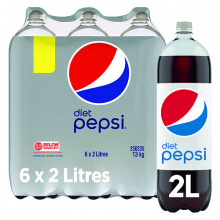 Diet Pepsi Cola Bottle  6x2L (Pack of 6)