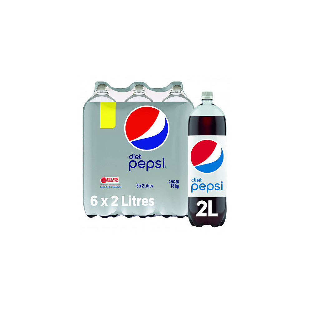 Pepsi Diet Cola Bottle 6X2l (Pack Of 6)