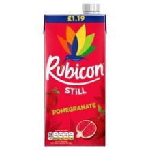 Rubicon Still Pomegranate Juice Drink 1L (Pack of 12)