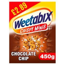 Weetabix Crispy Minis Chocolate Chip 450g case (Pack of 5)