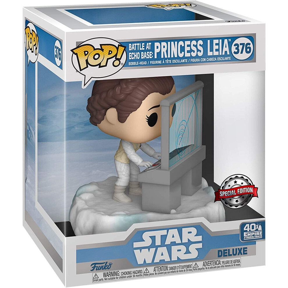 Funko Deluxe: Star Wars (Princess Leia - Battle At Echo Base) Pop! Vinyl Toys