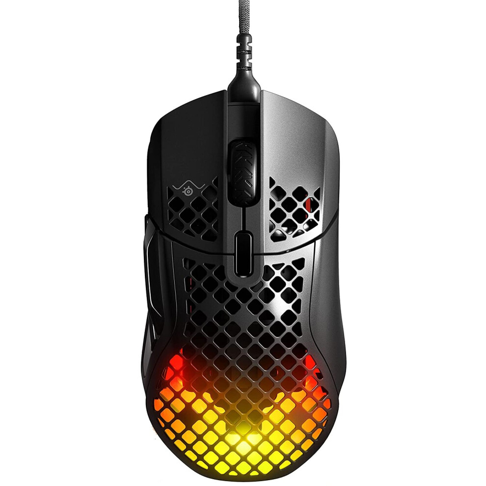 SteelSeries Aerox 5 Gaming Mouse â Ultra Lightweight 66g â 9 Programmable Buttons â IP54 Water Resistant â PC/MAC â FPS, MOBA,...