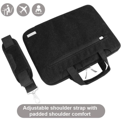 Techgear TECHGEAR Case for 11" - 12.3" Laptops, Portable Multi-functional Laptop Case with Adjustable Shoulder Strap, Luggage Strap &... 1