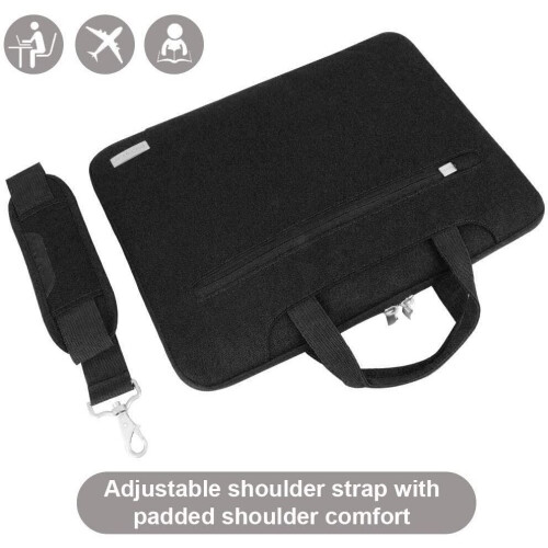 Techgear TECHGEAR Case for 15" - 15.6" Laptops, Portable Multi-function Laptop Case with Adjustable Shoulder Strap, Luggage Strap &... 1