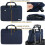 Techgear TECHGEAR Case for 11" - 12.3" Laptops, Portable Multi-functional Laptop Case with Adjustable Shoulder Strap, Luggage Strap &... 6