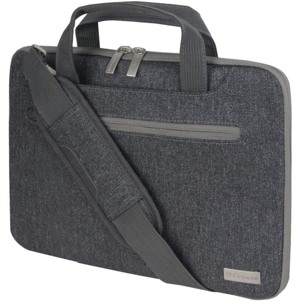 Techgear Case For 11" - 12.3" Laptops, Portable Multi-Functional Laptop Case With Adjustable Shoulder Strap, Luggage Strap &...