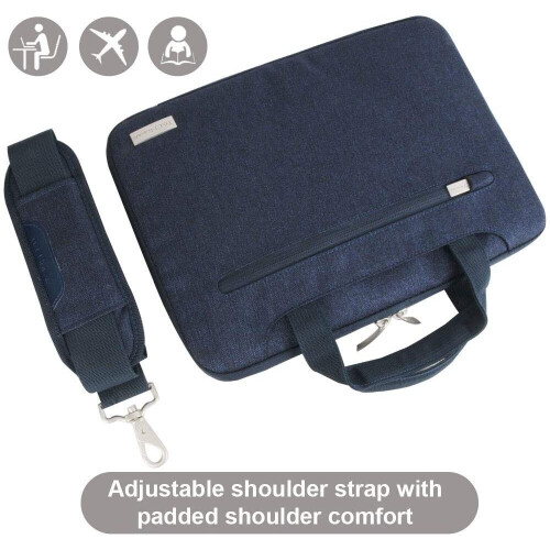 Techgear TECHGEAR Case for 11" - 12.3" Laptops, Portable Multi-functional Laptop Case with Adjustable Shoulder Strap, Luggage Strap &... 1