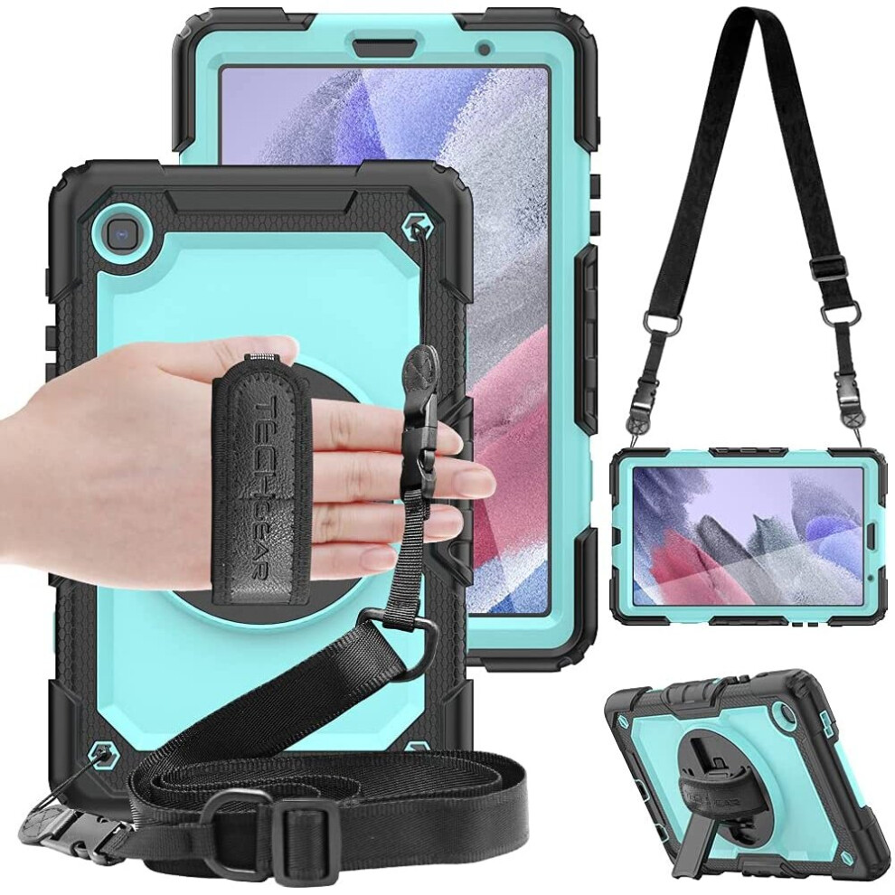 Techgear Utility Case Fits Samsung Galaxy Tab A7 Lite 8.7" (Sm-T220 / Sm-T225) Tough Rugged Heavy Duty Armour Shockproof Impact... 5056284443885