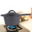 Living And Home Cast Iron Deep Pan Saucepan Cookware Stew Pot Frying Cooking Kitchen with Lid 5