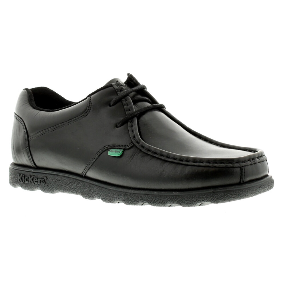 (Black, 10.5 (Adults')) New Mens/Gents Black Kickers Fragma Lace Up Casual Shoes. UK Size
