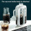 2-σε-1 Μούχλα μπάλας πάγου Ice Cube Maker Ice Tray Mould Leakproof Cap 3
