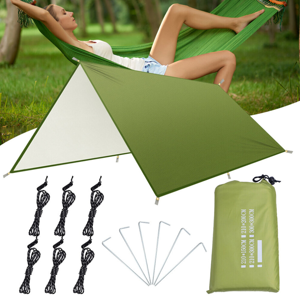 3mx3m Tent Tarpaulin Anti-UV Waterproof Tarp Tent for Camping Outdoors-image-OPC-P99NWHS-NEW