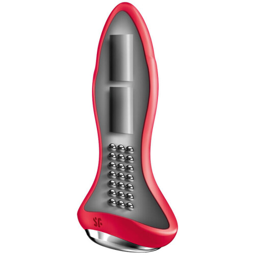 SATISFYER ROTATOR PLUG 1+ VIBRATING PLUG - RED 1
