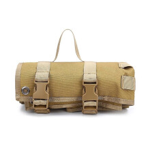 (Khaki) Tactical Shooting Mat Outdoor Hunting Mat Waterproof Camping Foldable Pad