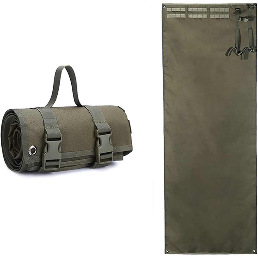 (Army ) Tactical Shooting Mat Outdoor Hunting Mat Waterproof Camping Foldable Pad Green
