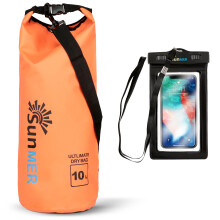 (10L, Orange) SUNMER Waterproof Dry Bag with Phone Case