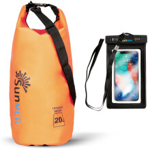 (20L, Orange) SUNMER Waterproof Dry Bag with Phone Case