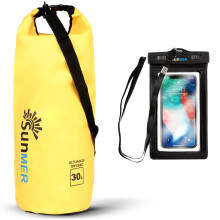 (30L, Yellow) SUNMER Waterproof Dry Bag with Phone Case