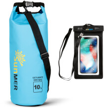 (10L, Blue) SUNMER Waterproof Dry Bag with Phone Case